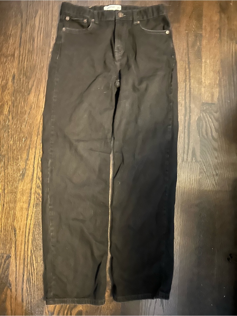 Abercrombie & Fitch Kids Black Straight Jeans